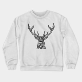 Deer Mandala Crewneck Sweatshirt